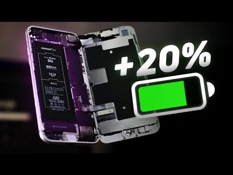 Видео: УВЕЛИЧЕННЫЙ АККУМУЛЯТОР iPhone 120% (Nohon)