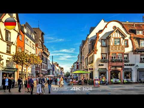 Видео: Бад-Хомбург, прогулка по очаровательному историческому городу в Германии | Осенняя прогулка 4K