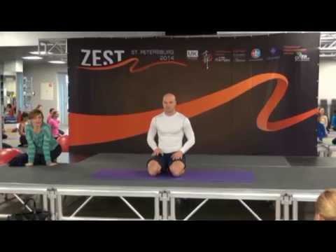 Видео: "Функциональный пилатес" Zest St. Petersburg 2014 Габор Фузи (Венгрия)