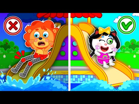 Видео: Левенятко. Аквапарк - Мультик для дітей | Lion Family