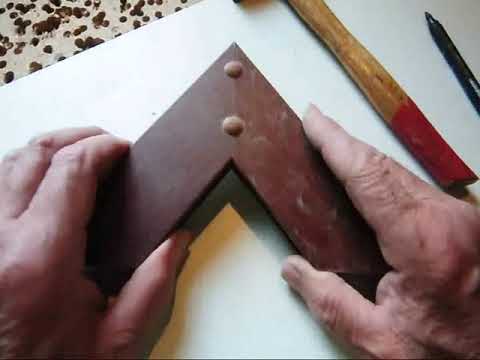 Видео: Соединение на ус -несколько способов.