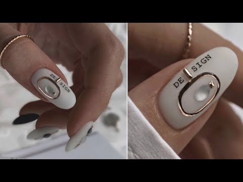 Видео: 🖤 Матовое стекло / Дизайн ногтей фольгой / Маникюр литьё фольгой по новому