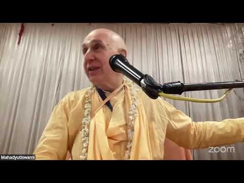 Видео: Е.С. Махадьюти Свами. Лекция для преданных. ИСККОН Мира Роад. 05.10.2025