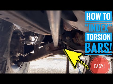 Видео: Как установить торсионы и отрегулировать дорожный просвет (Nissan Xterra первого поколения)