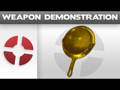 Видео: Демонстрация Оружия: Золотая Сковорода Сотрудника Valve