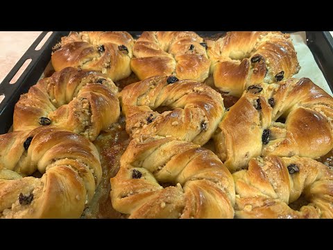 Видео: Բուլկի ընկույզով և չամիչով  / Булочка с изюмом и грецким орехом  / Wheat Walnut Raisin Rolls