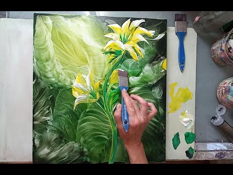 Видео: Magical Abstract Painting/Вълшебна Абстрактна Картина