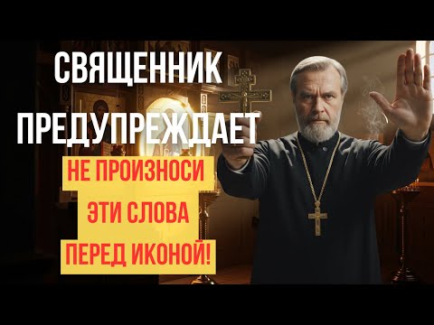 Видео: НЕ ГОВОРИ ЭТИ СЛОВА ПЕРЕД ИКОНОЙ! | Совет священника