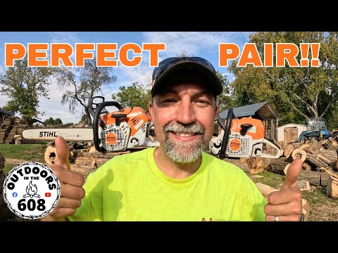 Видео: Stihl 500i | Stihl 400-C | Дробилка из белой акации‼️