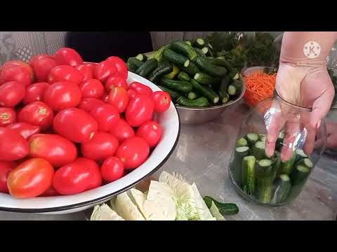 Видео: Ассорти из овощей на зиму. (вкусно и красиво).