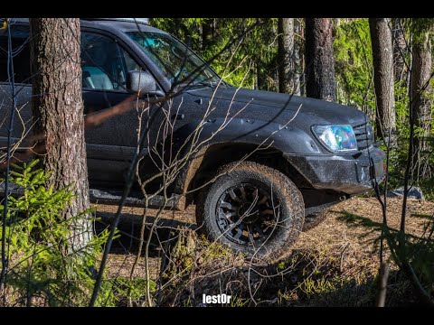 Видео: Land Cruiser 100\Лифт подвески\Поворотные кулаки под лифт\Дополнительный бак и силовые пороги