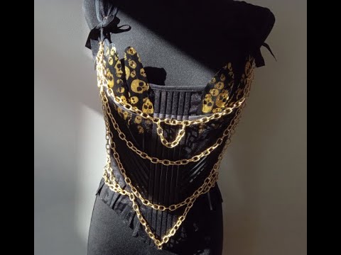 Видео: Корсет Геловін. Пошиття декоративного корсету, що імітує корсет 18 ст.