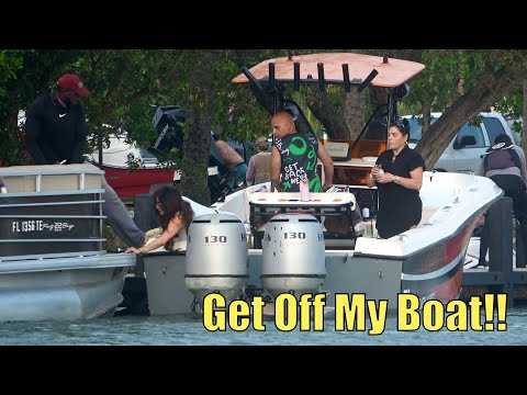 Видео: Слезь с моей лодки, братан!! | Miami Boat Ramps