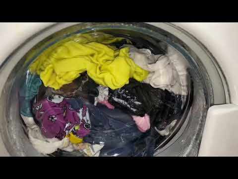 Видео: Electrolux EWC1050: Хлопок ЭКО 60°C, 1000 оборотов, дополнительное прлоскание