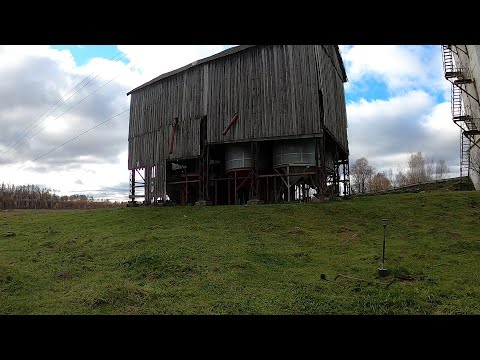 Видео: Деревенская свалка, коровник, зерносушилка... коп металлолома