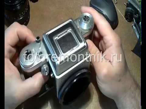 Видео: Ремонт аппарата Pentacon six.  Фоторемонт. Ремонт пленочных (ретро) фотоаппаратов выпущенных в СССР.