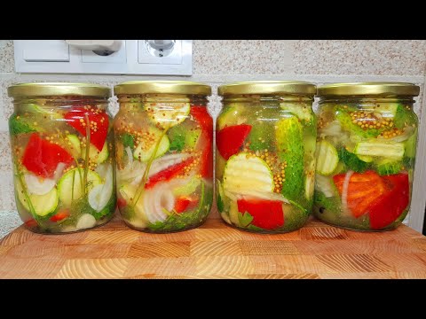 Видео: Очень хочу,чтобы Вы это попробовали!!! Невероятно Вкусные Овощи по-Французски на Зиму!