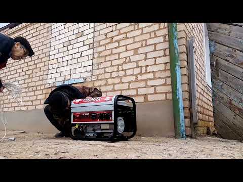 Видео: бензогенератор ресанта 3000