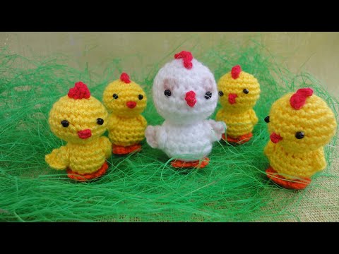 Видео: ЦЫПЛЁНОК амигуруми