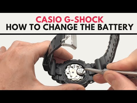 Видео: Замена батареи Casio G Shock | Как заменить батарею часов Casio G Shock