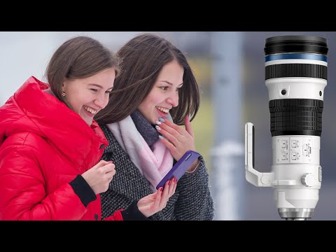 Видео: Olympus M.Zuiko 150-400mm F4.5 Pro TC1.25x IS Pro - СТРИТ ! STREET !