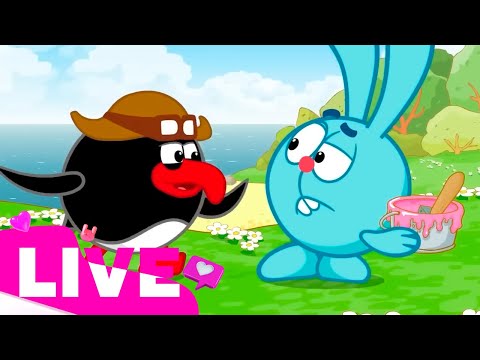 Видео: 🔴LIVE Смешарики 2D. Веселимся со Смешариками