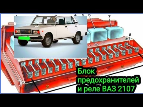 Видео: Вот блок предохранителей и реле  ВАЗ 2107.Что за что отвечает.