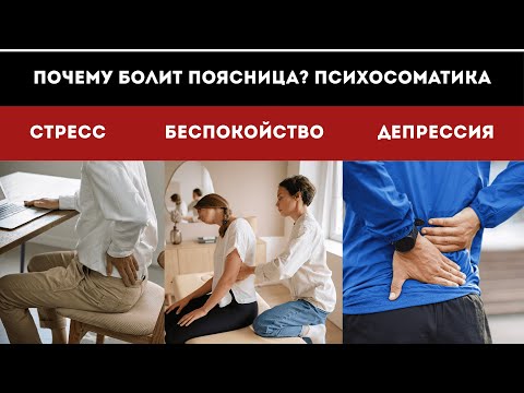 Видео: Почему болит поясница?  Психосоматика.