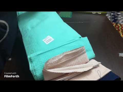 Видео: Магнатекс. Распаковка новинки вафельное полотно однотонное 70 - 120.