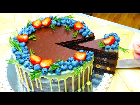 Видео: Домашний шоколадный торт "МЕГА-ШОКОЛАД". Пошаговый рецепт вкусного торта под силу каждому.