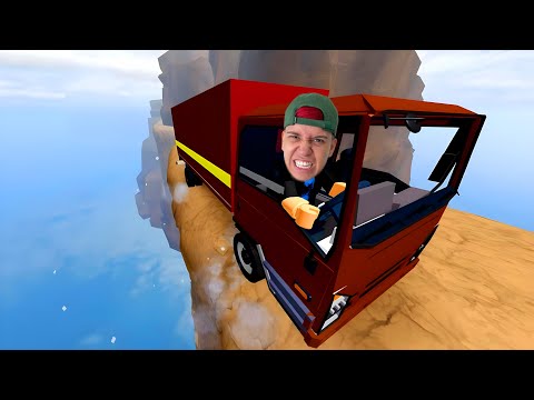Видео: ВОЖУ ГРУЗОВИК НА МЕГА РАМПЕ В ROBLOX…