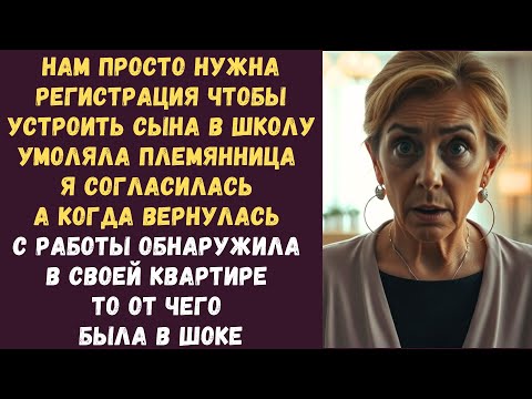Видео: Нам просто нужна регистрация чтобы устроить сына в школу умоляла племянница Я согласилась а когда