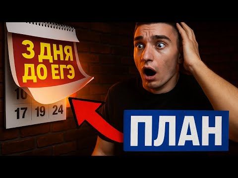 Видео: 3 дня до ЕГЭ: ты ещё можешь сдать! Мой антипанический план
