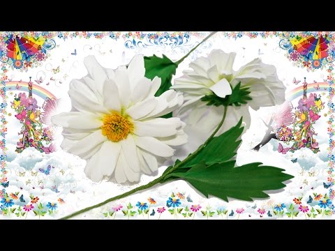 Видео: DIY / Ромашки из фоамирана - мастер класс - ЧАСТЬ 1