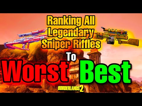 Видео: Borderlands 2 | Рейтинг всех легендарных снайперов от худшего к лучшему