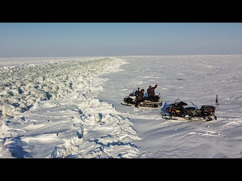 Видео: Легенды Арктики 2022 Снегоходная экспедиция к острову Рыкачёв AS-104 R150WS