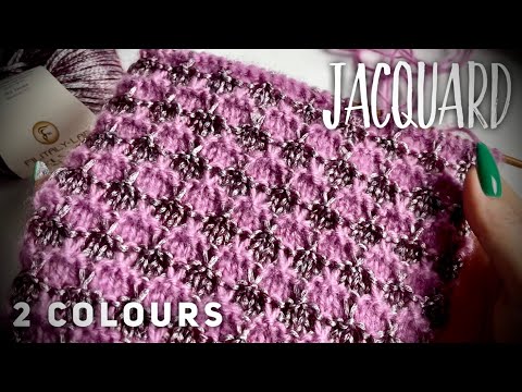 Видео: Просто ШОК 💥💥💥 РОМБИКИ 💥💥💥узор спицами! ЖАККАРД РУЛИТ! JACQUARD KNITTING PATTERN