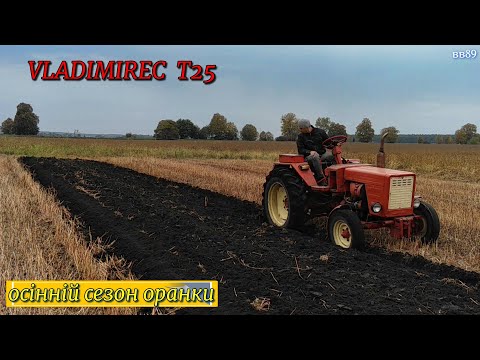 Видео: Осіння оранка стерні гречки відламав відрізний диск та  росхід солярки Т25!