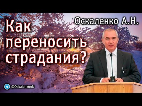 Видео: Оскаленко А.Н. Как переносить страдания?