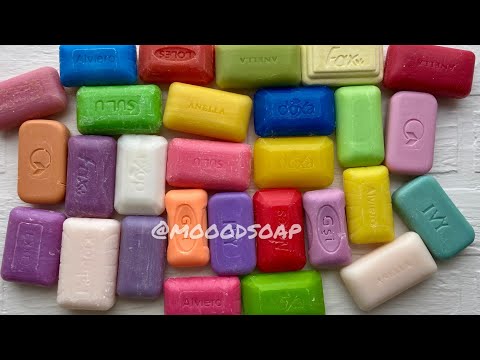 Видео: LITTLE soaps ASMR|Cutting soap|Carving soap|АСМР|Резка мыла *no talking*