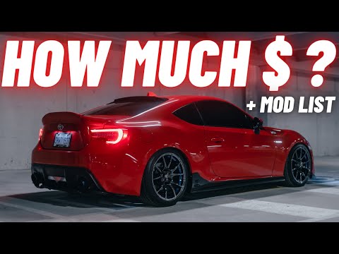 Видео: СКОЛЬКО Я ПОТРАТИЛ НА ПОСТРОЙКУ/МОДИФИЦИЮ FRS/BRZ/86... (разбивка цен + список модификаций)