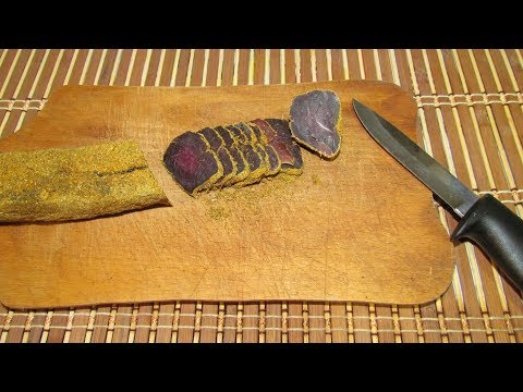 Видео: Бастурма из Козлятины для новичков/Basturma/კოზლიატინა ბასტურია დამწყებთათვის