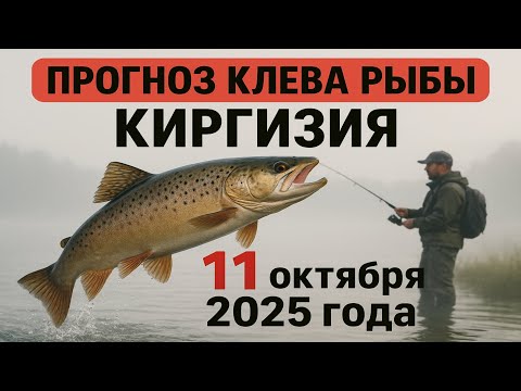 Видео: ПРОГНОЗ КЛЁВА в Киргизии на 11 октября 2025 года: Бросай все и на рыбалку!