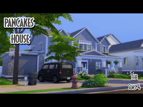 Видео: 🏡 Дом Панкейков 🥞│Pancake House│Строительство в Симс 4👷‍♀️[SpeedBuild] [NO CC] [The Sims 4]🎮