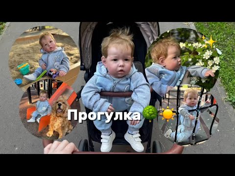 Видео: Влог🌼//Проогулка с куклой реборн на коляске🌳✨// Гуляем на площадке☀️