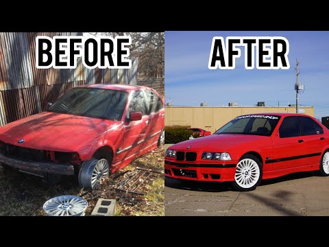 Видео: ВОССТАНОВЛЕНИЕ BMW E36 BARNFIND ЗА 16 МИНУТ!