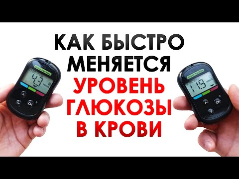 Видео: КАК БЫСТРО МЕНЯЕТСЯ САХАР КРОВИ? НА СКОЛЬКО ПОВЫШАЕТСЯ САХАР ЗА 1 МИНУТУ? А ЗА 5 МИНУТ?