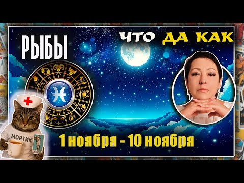 Видео: Рыбы | Прогноз с 1 по 10 ноября