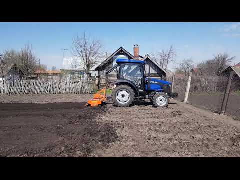 Видео: Тестируем почвофрезу 1.8м