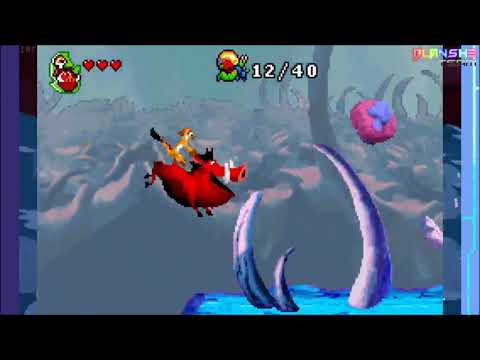 Видео: [Прохождение на GBA] Disney's The Lion King 1.5 #2 - Тимон и Пумба бьют гиен и убегают от стада гну.